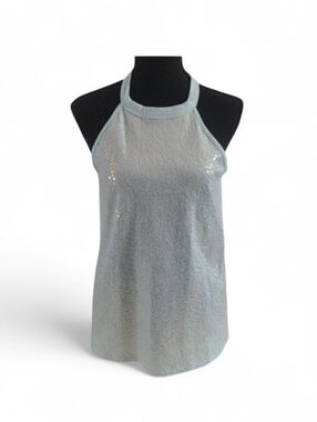 Haptics by Holly Harper Light Green Sequin Sparkle Tank Top New without Tags